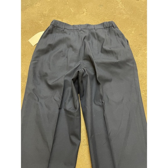 Vintage DSCP Dress Pants Womens 12WR Blue Wool Blend Pleated Uniform 90s - Picture 12 of 16
